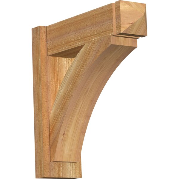 Ekena Millwork Thorton Rough Sawn Arts and Crafts Outlooker, Western Red Cedar, 6"W x 20"D x 20"H OUT06X20X20THR03RWR - main
